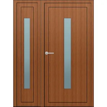 Vchodové dveře SOFT Hana Dvoukřídlé dveře zlatý dub