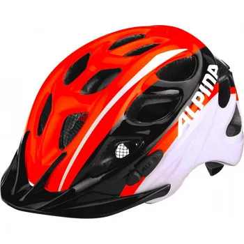 Cyklistická přilba Alpina Rocky neonově červená/černá/bílá 47 - 52 cm