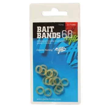Giants Fishing Bait Bands silikonové kroužky 6,8 mm 15 ks