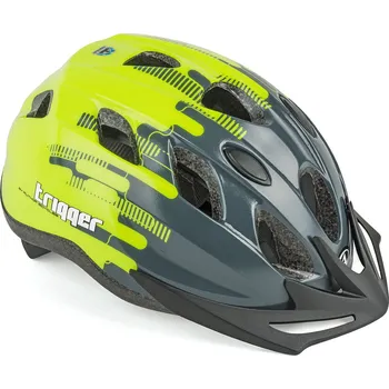 Cyklistická přilba Author Trigger Inmold 175 šedá/neonově žlutá