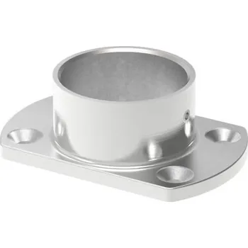 Zábradlí Feldmann Nerezová kotvicí příruba zábradlí pro pr.42,4 mm 54171-240, vrchní i boční kotvení