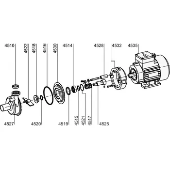 Hřídel čerpadla UP3 - 005