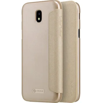 Pouzdro na mobilní telefon Nillkin Sparkle pro Samsung Galaxy J7 2017 zlaté