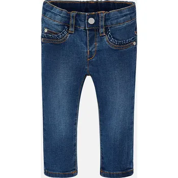 MAYORAL dívčí jeans kalhoty - tmavě modré - 80 cm