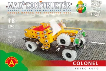 ostatní stavebnice Alexander Malý konstruktér Colonel retro auto 296 dílků