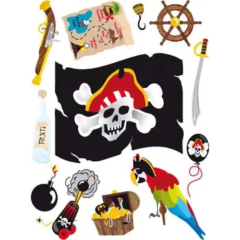 Samolepící dekorace Samolepící dekorace AG Design K0821 Piráti, AGF00821 (65 x 85 cm)