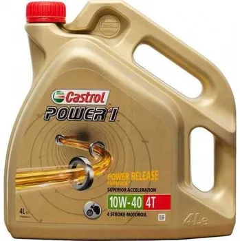 Provozní kapalina Castrol Power 1 4T 10W40 4 litry, olej pro motorky HONDA CB 450 rok 86-88