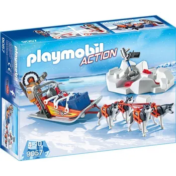 Stavebnice Playmobil Playmobil 9057 Saně se psy