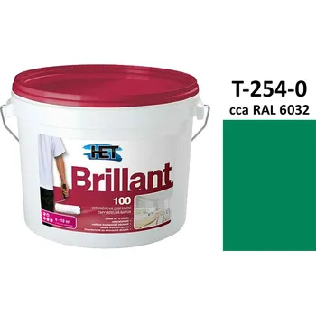 barva na zeď BRILLANT 100 | 3 kg | interiérová barva | odstín T-254-0 (cca RAL 6032 zelená střední)