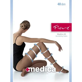 Dámské punčochy Fiore Medica 40 • 2-S • kávová • punčochové kalhoty 40 DEN