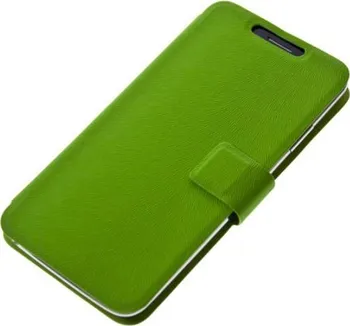 Pouzdro na mobilní telefon Aligator Book Ultra univerzální L zelené