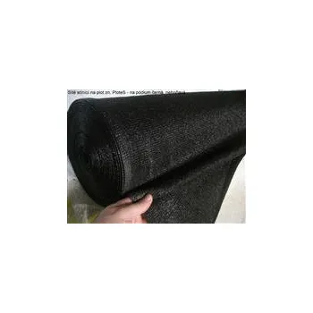 zahradní zástěna Stínící síť černá 150g/m2 - nehořlavá (na pódium) - rozměr na přání