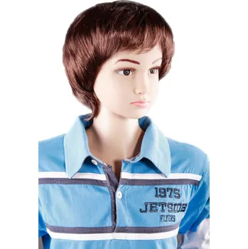 Dětská paruka hnědá, kluk (WditeH)