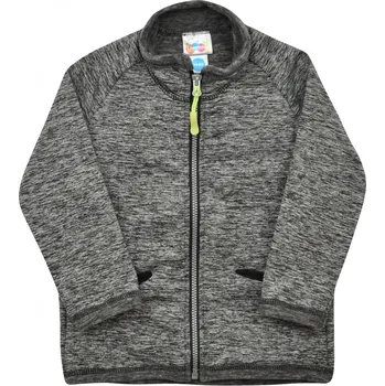 Pánská mikina šedá sportovní mikina se stojáčkem