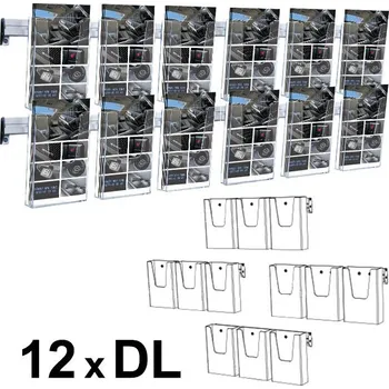 Cocktail Brochure Wall 12x DL