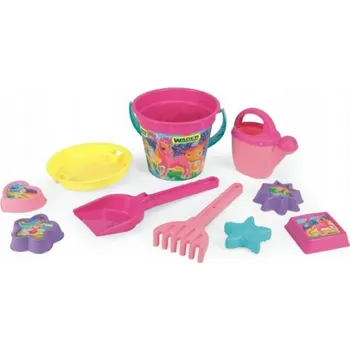 Hračka na písek Wader Sada na písek pro dívky 10 ks