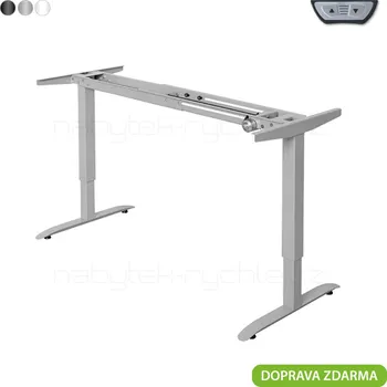 Psací stůl Výškově stavitelná podnož Hobis Motion Ergo 68 až 118 cm