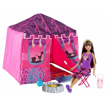 Doplněk pro panenku Mattel Barbie safari stan
