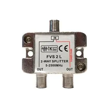 Příjem digitálního pozemního vysílání Transmedia Rozbočovač SAT 2x FVS2