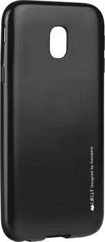 Pouzdro na mobilní telefon Goospery i-Jelly Case Mercury pro Samsung Galaxy J7 (2017) černé