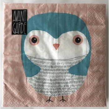 Papírový ubrousek Papírové ubrousky 33x33cm SOVA 20ks