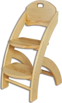 Dětská židle Drewmax dřevěná rostoucí židle KT201 masiv borovice