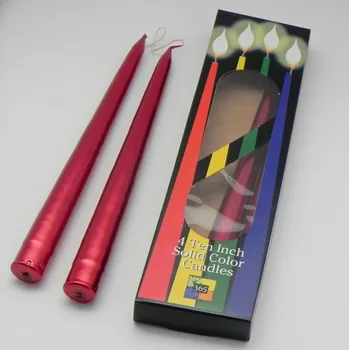 Svíčka Svíčka kužel 22x250/4ks lak červená (83022250124)