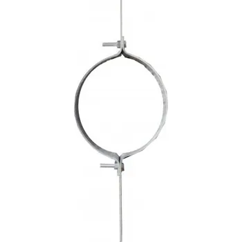 Komín Nerezová zavěšovací objímka 130 pro komínové vložky 1.4404