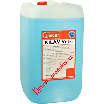 Čisticí prostředek Kimicar KILAV VETRI 12 kg - účinný prostředek k čištění skel, oken, zrcadel (Kimicar KILAV VETRI)