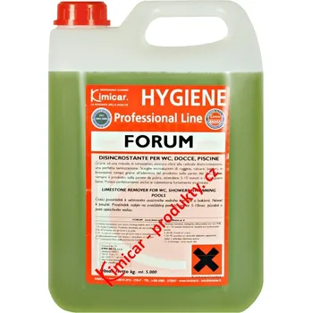 Kimicar FORUM 5000 ml - silný čisticí prostředek na usazeniny a vodní kámen pro WC, sprchy, vany a další povrchy (Kimicar FORUM)