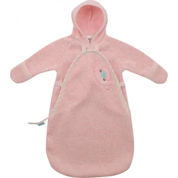 Kojenecká kombinéza růžový svetrovinový overal "pytel"