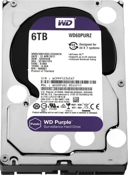 Interní pevný disk Western Digital Purple 6 TB (WD60PURZ)