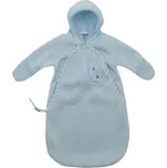 modrý svetrovinový overal "pytel"