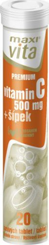 Maxi Vita Premium Vitamin C + Šípek 20 tbl. - Zbozi.cz