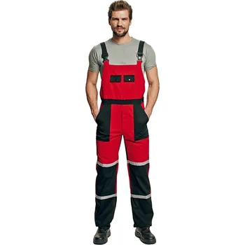 montérky Červa Tayra červené/černé kalhoty s laclem