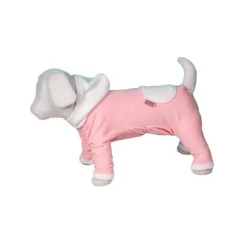 Kojenecká kombinéza Kombinéza Elsa růžovo/bílá - doprodej 24 cm