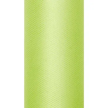 Partydeco Tyl 0,3 x 9 m, světle zelený