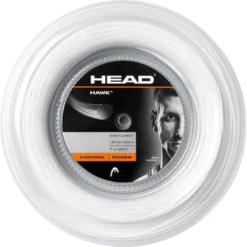 Struna na výplet tenisové rakety Tenisový výplet Head Hawk 200m, white - 1.25 mm HEAD - doprava zdarma