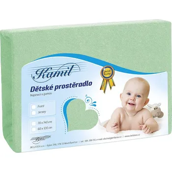 Prostěradlo Prostěradlo froté dětské 60x120 cm sv.zelená