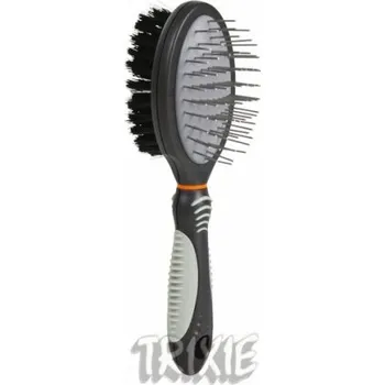 Kartáč pro zvířata Trixie Plastový kartáč oboustranný - doprodej 23cm
