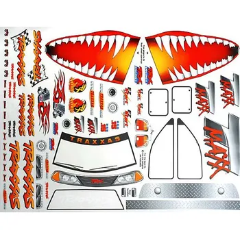 RC vybavení Traxxas samolepky Jaws: T-Maxx