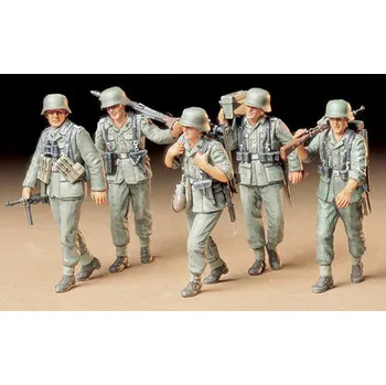 Plastikový model 1:35 German Machine Gun Crew On Maneuver
