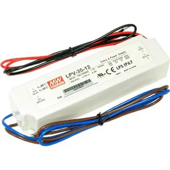Bodové svítidlo LED DRIVER Meanwell LPV-35-12V IP67 252100000