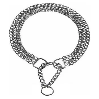 Obojek pro psa Nobby Nobby obojek řetízkový polostahovací chrom třířadý 50 cm