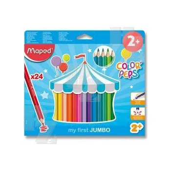 Pastelka Trojhranné pastelky Color Peps Jumbo Maxi 24ks, Maped
