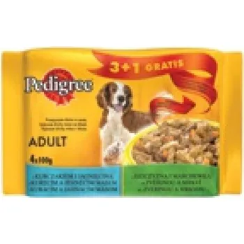 Krmivo pro psa Pedigree kapsička Adult - 4x100 g
