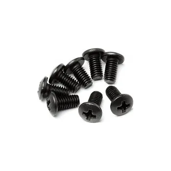 RC vybavení Šroub s půlkulatou hlavou M4x8 (8pcs)