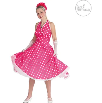Karnevalový kostým Mottoland Německo Petticoat dress pink - kostým D varianta: 44