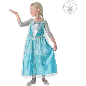 Karnevalový kostým Rubies USA Elsa Premium Dress Frozen Child D varianta: LD 7 - 8 roků