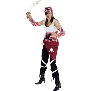 Rubies Německo Pirate Girl - kostým D varianta: 46